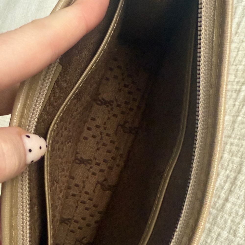 Vintage YSL Tan Clutch - Picture 8 of 12